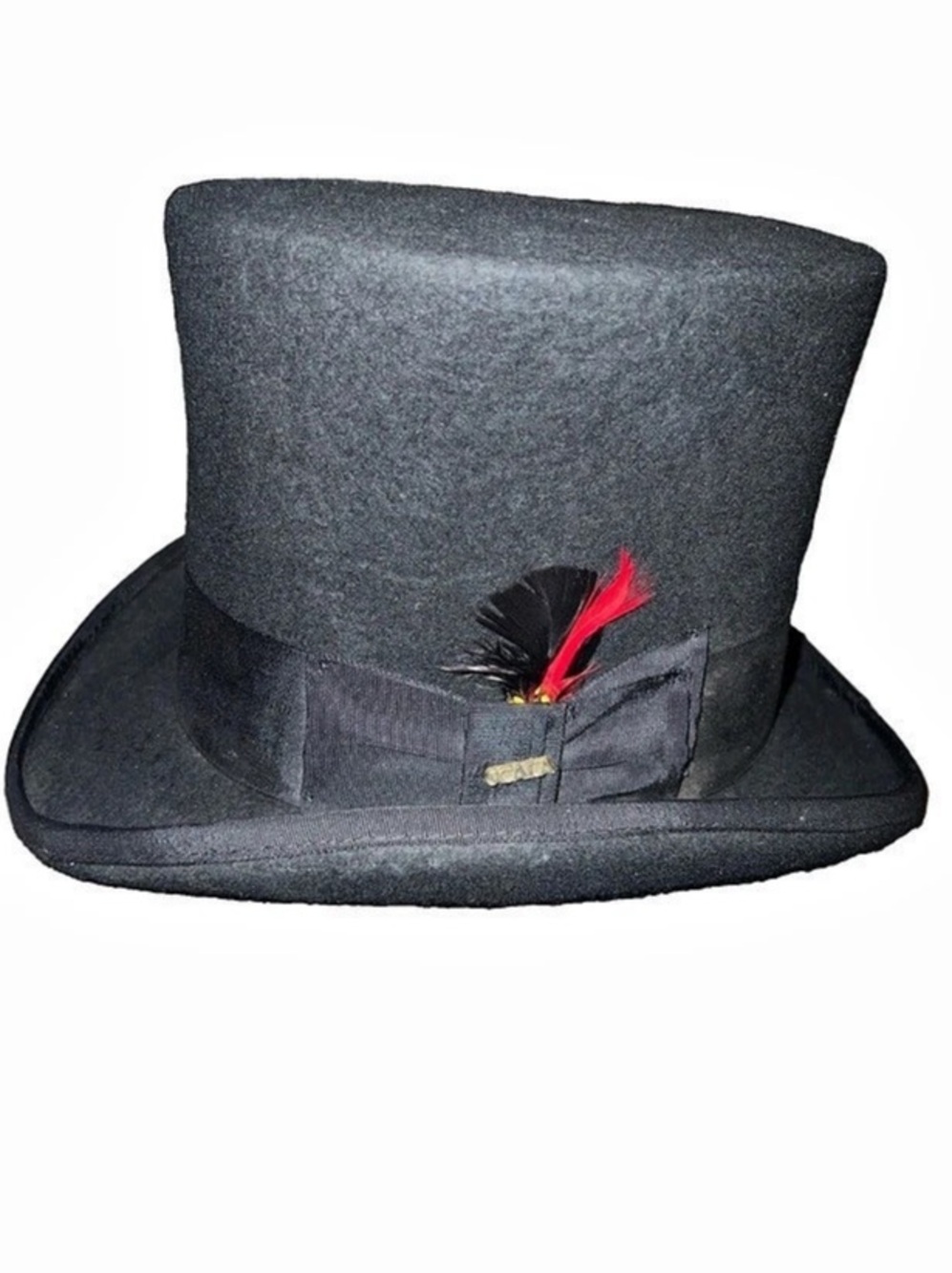 Scala Mad Hatter Top Hat Black Wool large
